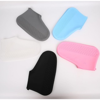 Silicone elastic waterproof shoe cover