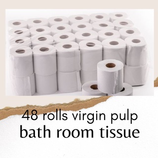 BATHROOM TISSUE 48 ROLLS virgin pulp