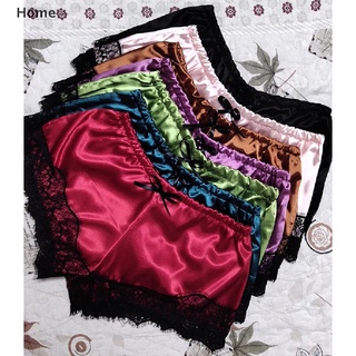 Home 2pcs Women Sexy Satin Lace Sleepwear Babydoll Lingerie Nightdress Pajamas Set . (1)