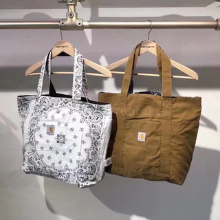 【Free Transport Fast Delivery】CARHARTT BANDANA TOTE BAG REVERSIBLECarhart Double-Sided Paisley Tote Bag【Man Bag Bag Briefcase Hand Bag Crossbody Bag】 (1)