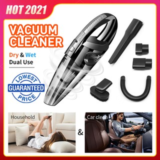 ♥♥READY STOCK IN Philippines♥♥ Car & Household Vacuum Cleaner USB Wireless Rechargeable Portable Handheld cleaner 120W Dry Wet dual use Vacuum-cleaner