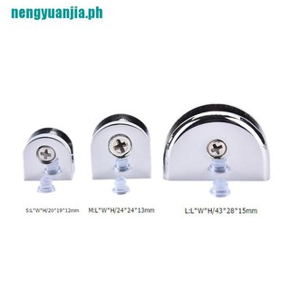 【nengyuanjia】5-8MM Stainless Steel Semicircle Clamp Holder Clip For Glass Shelf Handrail