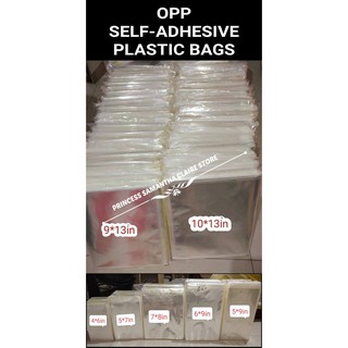 OPP Self-adhesive Clear Plastic Bags 100pcs per Pack Different Sizes Available