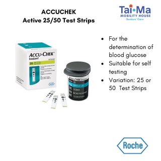 Accu-check Glucose Instant Test strips - 25/50 strips