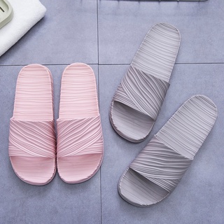 Cool slippers women's summer thick bottom anti-skid bathroom bath slippers men's home indoor home light mute wear-resistant