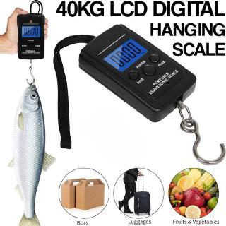 Portable Digital Scale 40kg/100g Mini Scale Digital Fishing Luggage Travel Electronic scale Weighting Weighing Tools