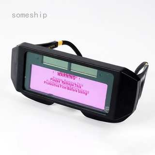 Someship Solar Auto Darkening Welding TIG MIG MMA Goggles Welder Eyes Glasses