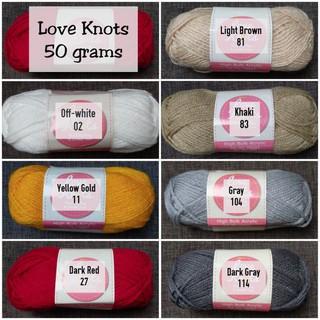 Love Knots Acrylic Yarn 50 grams Entry 3 - 1 piece