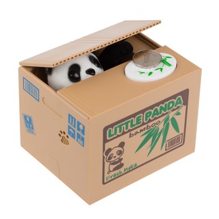 Panda Piggy Bank Automated Itazura Coin Bank Steal Money Saving Box EHqo