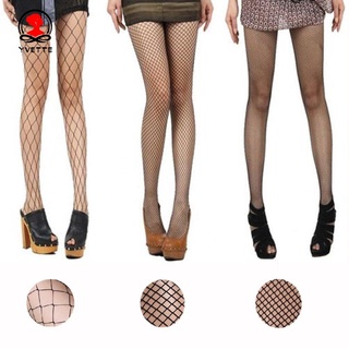 YVETTE Fashion Tights Women Fishnet Pattern Pantyhose Gift Sexy Leggings Girl Stockings