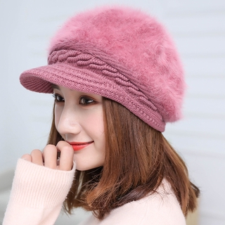 Women's Ladies Winter Warm Knitted Crochet Slouch Baggy Beanie Hat Wool Thick Beret Fashion Bonnet
