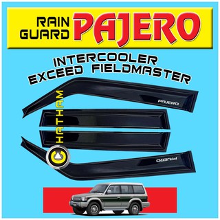 Rain Guard for Pajero Intercooler Exceed Fieldmaster ( Window Door Visor Mitsubishi )