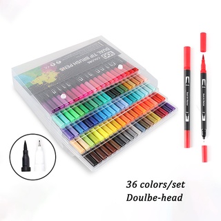 Dule Brush Marker Pens for Coloring Fine Point and Brush Tip Art Markers for Kids Adult Coloring