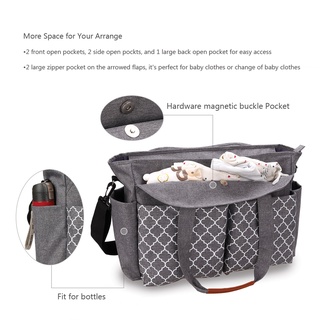 Aboutbaby single-shoulder mommy bag with pacifier bag Diaper bag travel outdoor mom bag Free Gift 02
