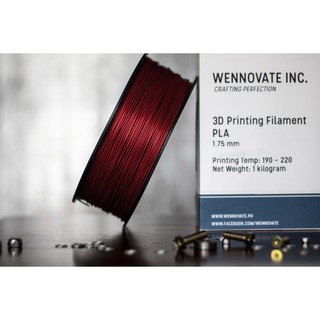 Blood Red Color PLA 3D Printing Filament Wennovate 1.75mm (9)