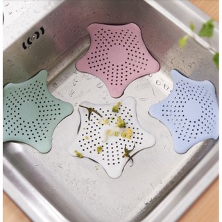 Star Drain Hair Catcher Stopper For Sink Strainer Filter for Kitchen And Bathroom Accessories