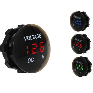 DC 12V-24V Digital Panel Voltmeter Voltage Meter Tester Led Display For Car Auto Motorcycle Boat ATV Truck Refit Interior Accessories