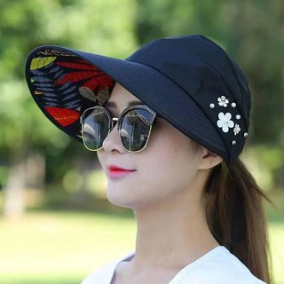 Women's sun hat summer anti-ultraviolet big beach sun hat sun protection foldable sand hat