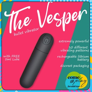 "The Vesper" mini bullet Silicon Waterproof Vibrator, Adult Sex Toy for Women