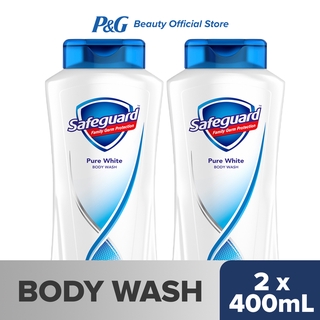 Safeguard Pure White Body Wash (400mL) Duo