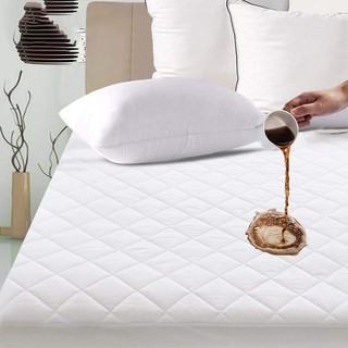 [Promote Sleep]Padding Waterproof Mattress Protector Soft Bedbug Proof Bed Cover Queen King Sheet