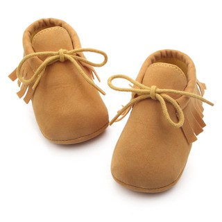 Baby Toddler Girl Tassel Moccasins Shoes First Walkers Shoes (8)