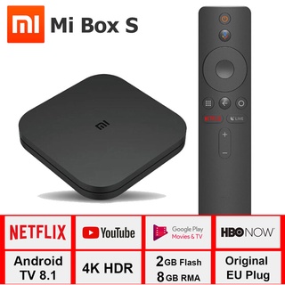 Original Global Xiaomi Mi TV Box S HDR Android TV with Google Assistant Remote StreamingMedia Player (3)