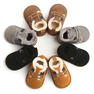 Baby Girls Boys Winter Keep Warm Shoes First Walkers Sneakers Footwear Boots Newborns Prewalkers