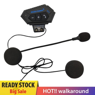 WALK 【DISCOUNT SALES】BT12 Handsfree Bluetooth V4.0 Headset for Motorcycle Motorbike Helmet Intercom