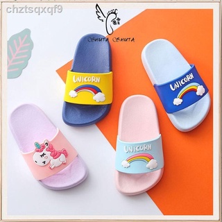 ◐❆✶#1368 Kids Fashion slides Slippers unicorn slip on for girls