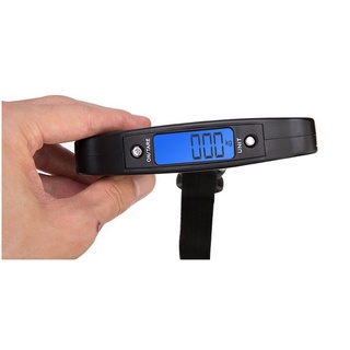 50kg Portable Travel LCD Digital Hanging Luggage Scale
