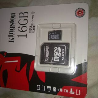 kingston 16gb micro sd card microsd with adapter