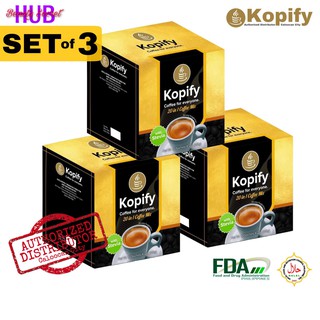 Kopify 20 in 1 Coffee Mix Slimming Whitening SET of 3