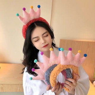 All-match starting with headband Korea sweet crown headdress hairpin ins