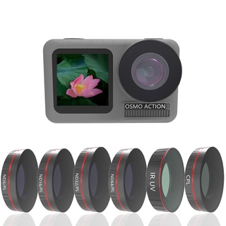 DJI Osmo Action Camera Lens Filter UV/CPL Polarizing/ND 4 8 16 32 64 1000 Filters Set For Osmo Actio
