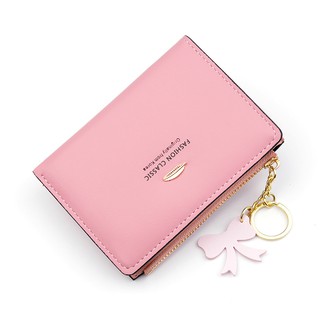 Women Wallet Small Mini Money Bag Tassel Fashion Female Short Zipper Purse Credit Card Holder Coin Purse