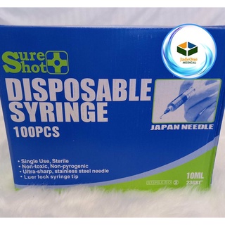 Sureshot Syringe 1mL to 10mL 100's
