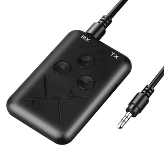 2 in 1 Wireless Bluetooth Transmitter Receiver Adapter Stereo Audio Music Adapter with 3.5mm Audio Cable / USB Charging Line DF