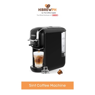Hibrew 5 In1 Multiple Capsule Espresso Coffee Machine - Nespresso Ese Pod Dolce Gusto Ground