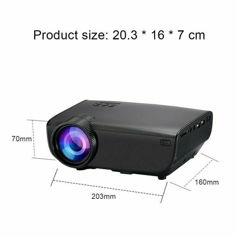 1080P 3D 4K HD 45W LED Projector Home Theater Cinema for Android/IOS Elec (6)
