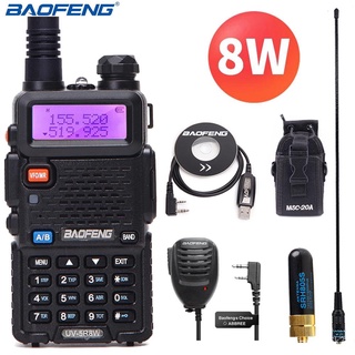 Baofeng UV-5R 8W High Powerful 10km VHF/UHF Long Range Two Way Radio Walkie Talkie CB Ham Portable R