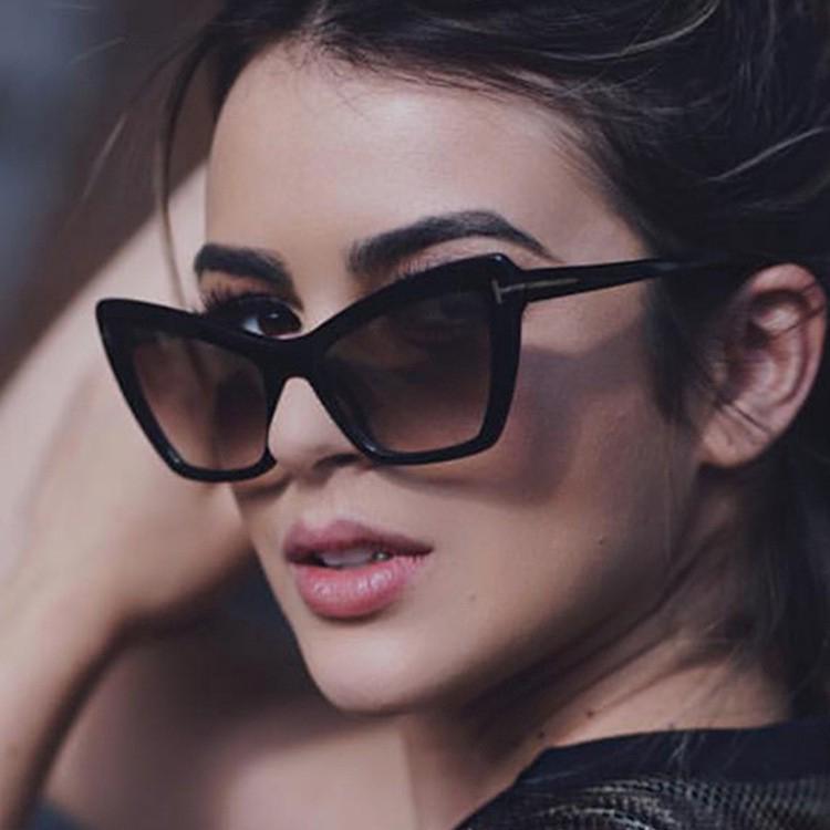 Eyewear Fashion cat-eye T-shaped personality Sunglasses