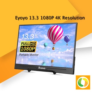 Eyoyo 13.3" ZC0050MG Portable USB C HDMI Second Screen for Laptop PC 1920x1080 4K Gaming Monitor
