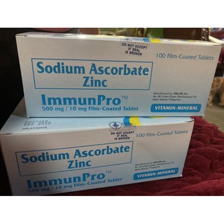 ImmunPro Sodium Ascorbate with Zinc 30pcs only