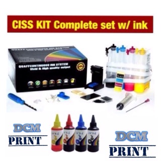 Ciss kit complete set with ink 1set cmyk