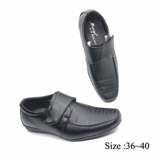200-20 Black Shoes/Black School Shoes/Kids Shoes For Boys