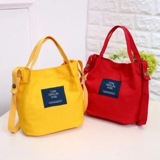 Flagship Cute Canvas Bucket Mini Sling Bag For Women Bags#S070