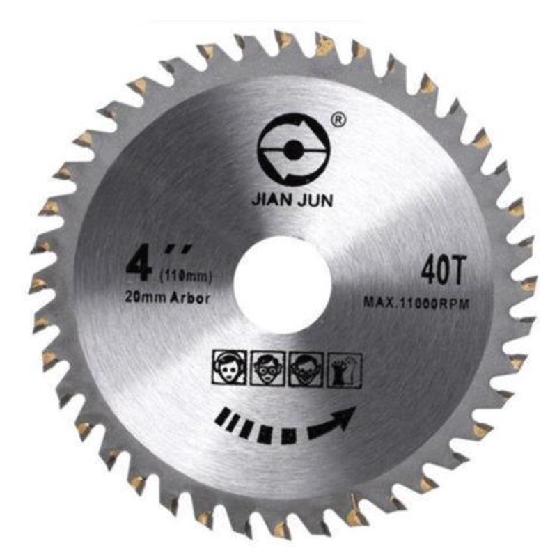 Sale Round Wood Cutting Woodworking Accessories Parts 4" Metal Circular 40T Grinder Kit Saw Disc (3)