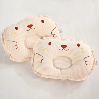 Organic Anti-Flat Head Baby Pillow Bear Design