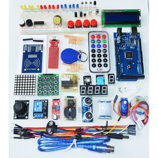 mega 2560 r3 starter kit motor servo RFID Ultrasonic Ranging relay LCD for arduino